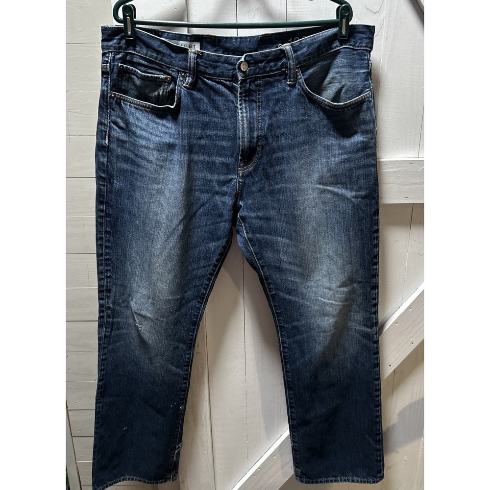 Gap 1969 Jeans Men's Size 38x30 Straight Medium Wash Flaws SEE PHOTOS